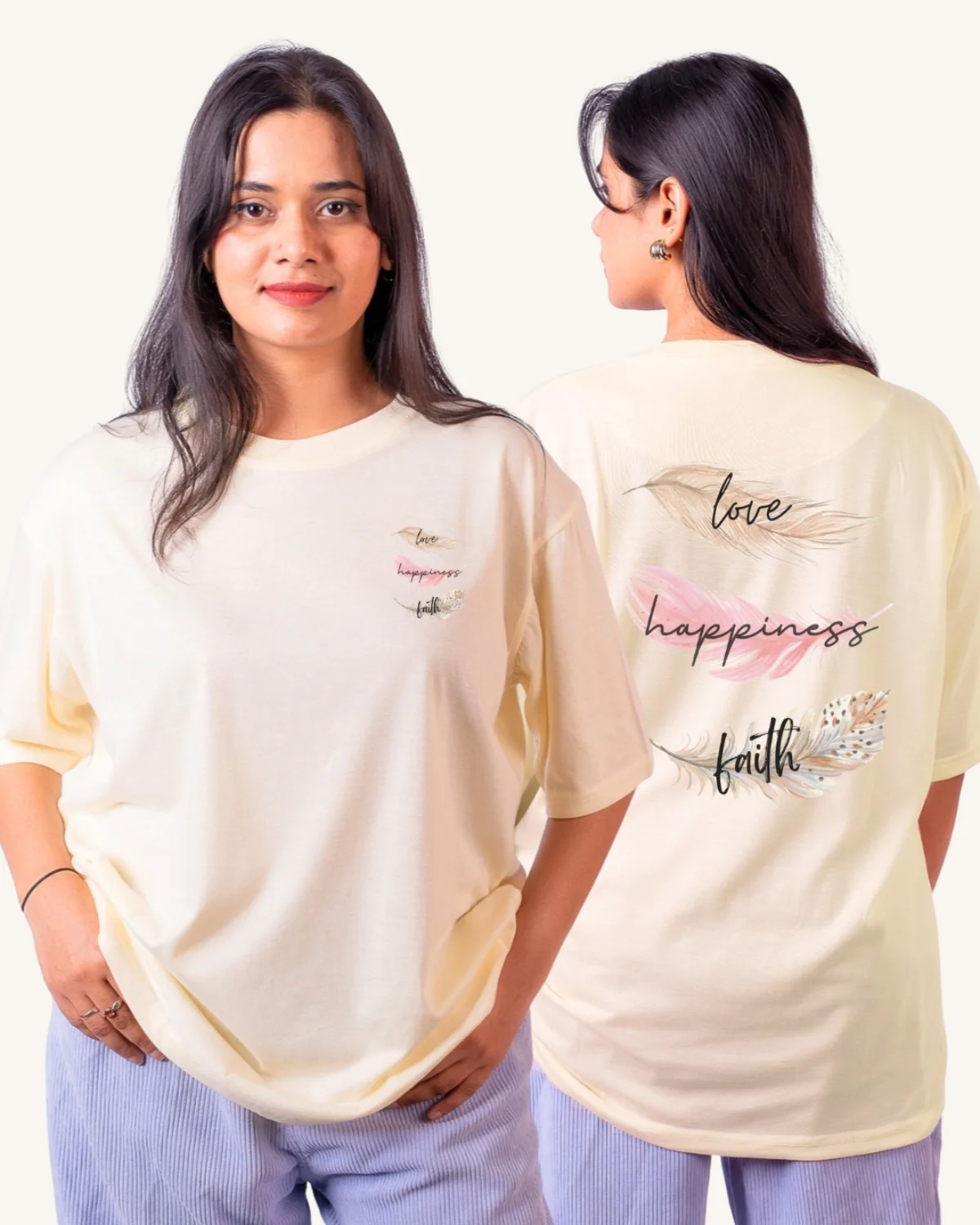 Feathers Oversize Tshirt