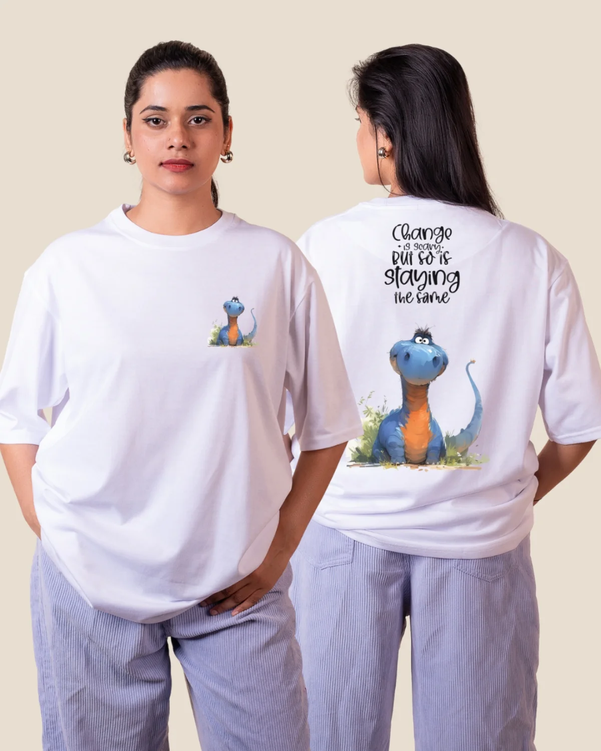 Dino_word Oversize Tshirt